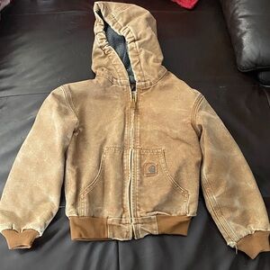Carhartt Kids Tan Hooded Jacket